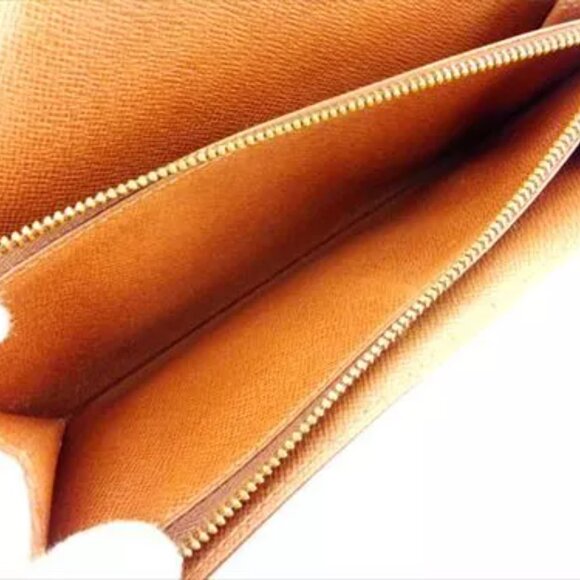 Louis Vuitton Wallet Purse Monogram Canvas Brown Woman Authentic Used - Picture 3 of 7